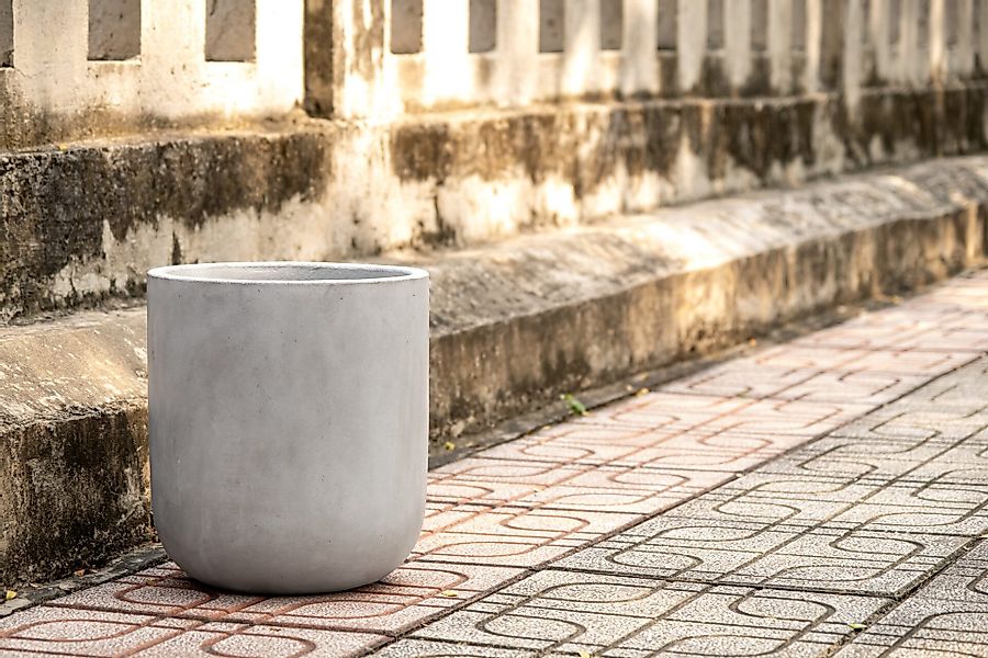 Teramico Blumentopf Blumentopf "Dora-Tall" 38x42cm Beton, günstig online kaufen