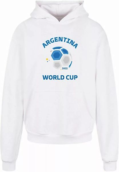 Merchcode Kapuzensweatshirt Merchcode Herren Argentina World Cup Ultra Heav günstig online kaufen