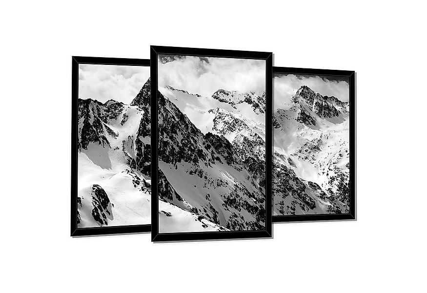 Wallarena Poster Set Mit Rahmen 3 Teilig Kunstdruck 3er Bilder Wandbilder W günstig online kaufen