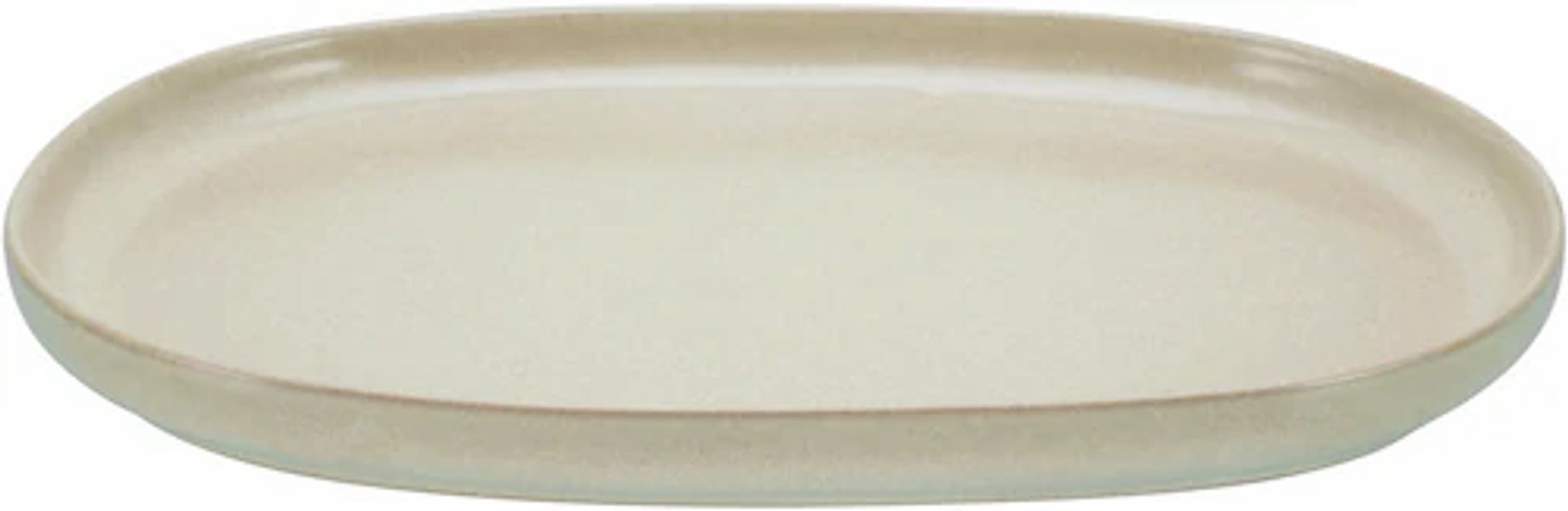 CreaTable Servierplatte »Uno, Servier-Platte oval« Seidenmatte Spezialglasu günstig online kaufen