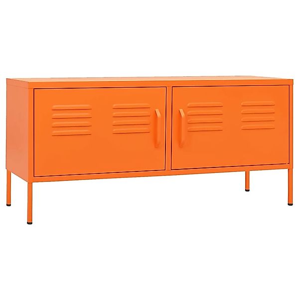 Tv-schrank Orange 105x35x50 Cm Stahl günstig online kaufen