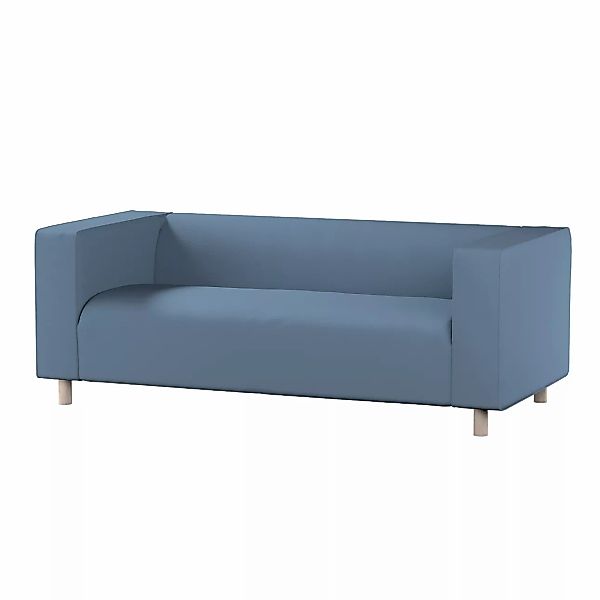 Bezug für Klippan 2-Sitzer Sofa, blau, Sofahusse, Klippan 2-Sitzer, Bouclé günstig online kaufen