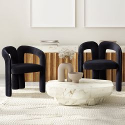 LVHOM Armlehnstuhl M-Form Freizeitstuhl, Bistrostuhl, Bürostuhl, günstig online kaufen