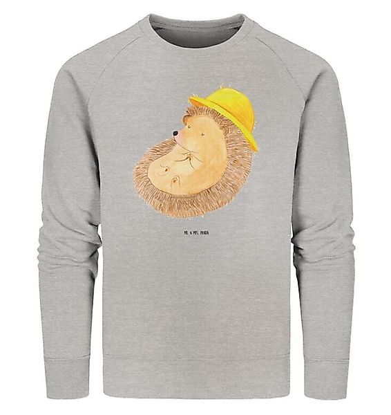 Mr. & Mrs. Panda Longpullover Igel Beten Größe S - Heather Grey - Geschenk, günstig online kaufen