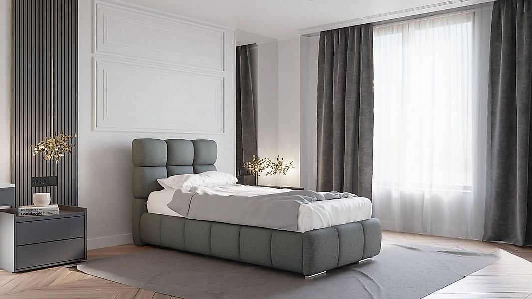 PANDA MÖBEL GmbH Polsterbett Bliss, Ein Luxusbett in jeder Größe 120x200cm günstig online kaufen