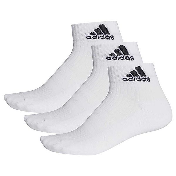 Adidas 3 Stripes Performance Half Cushion Ankle Socken 3 Paare EU 47-50 Whi günstig online kaufen
