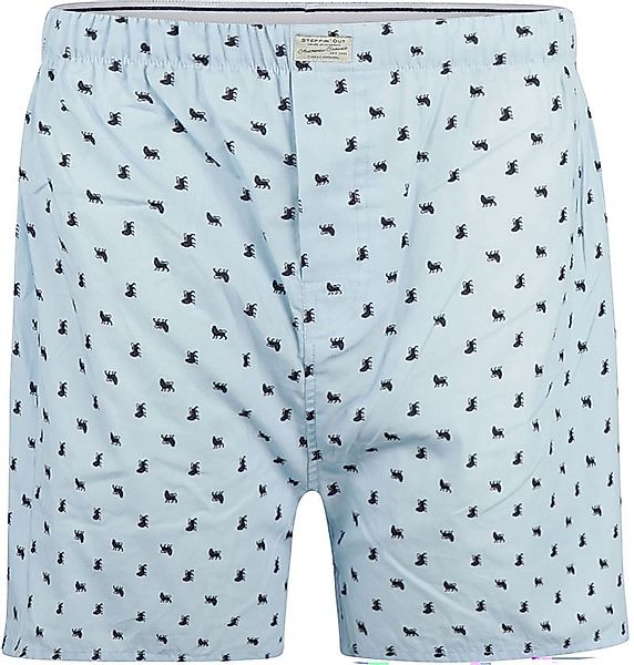 Steppin' Out Boxershort Druck Löwe Hellblau - Größe S günstig online kaufen