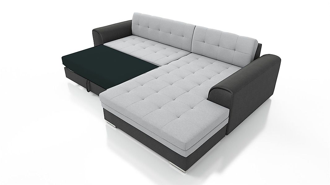 Fun Möbel Ecksofa Couchgarnitur SARRA Kunstleder/Stoff günstig online kaufen