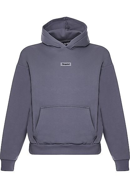 Dropsize Kapuzenpullover Dropsize HEAVY OVERSIZE MIDDLE RUBBER PATCH HOODIE günstig online kaufen