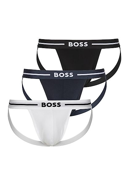 BOSS Hüftslip Jockstrap 3P Bold (Packung, günstig online kaufen