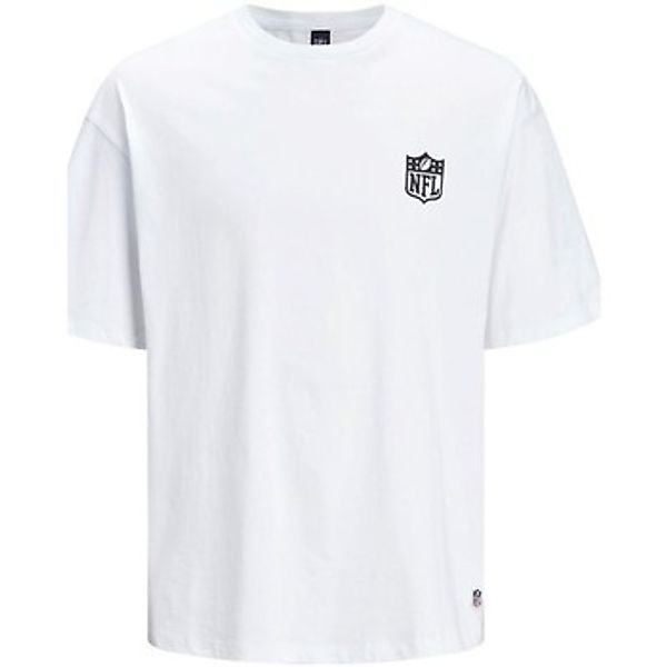 Jack & Jones  T-Shirts & Poloshirts 12206810 NFL LOGO TEE-WHITE LOOSE FIT günstig online kaufen
