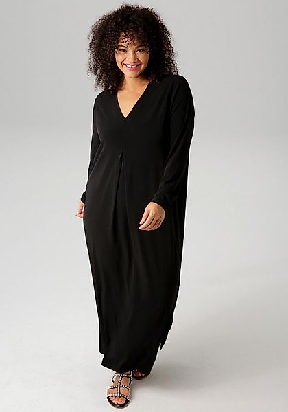 Aniston PLUS Maxikleid mit raffinieren Seitenschlitzen günstig online kaufen