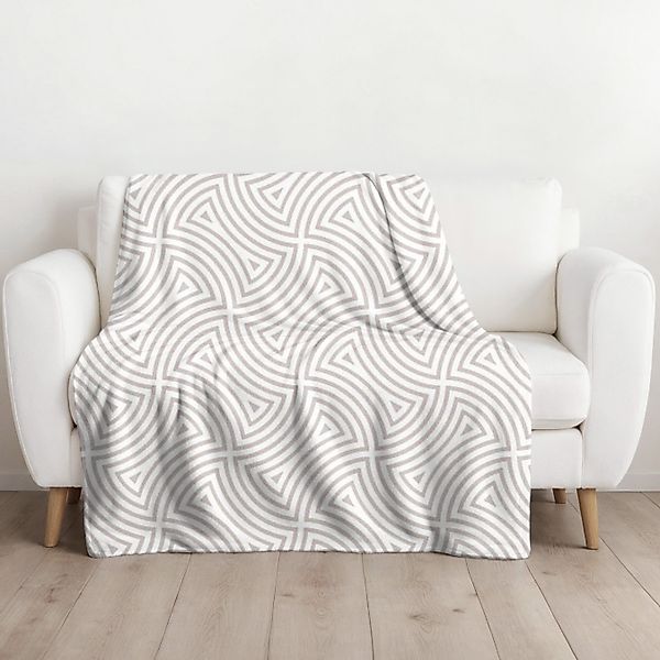 Wohndecke zweifarbiges Design zum Wenden, MTOnlinehandel, günstig online kaufen