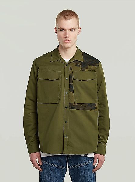 G-STAR Langarmshirt "Cargo Pocket Service Regular Shirt" günstig online kaufen