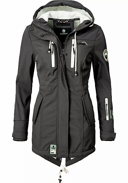 Marikoo Funktionsmantel "Zimtzicke", Wasserdichter Softshell Parka mit Kapu günstig online kaufen