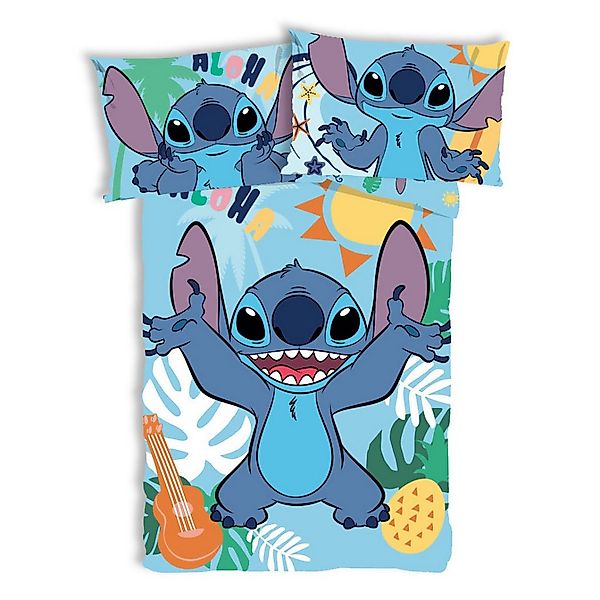 Disney Kinderbettwäsche Disney Lilo und Stitch Tropical Paradise Kinderbett günstig online kaufen