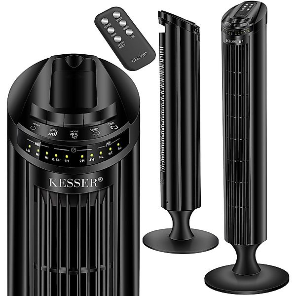 KESSER Turmventilator, Turmventilator FERNBEDIENUNG Ventilator LED günstig online kaufen