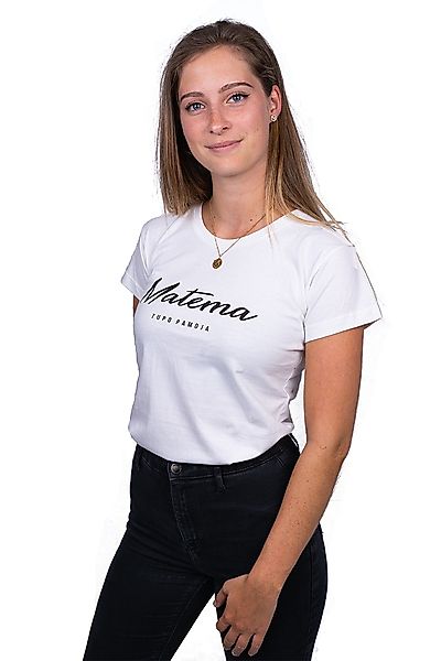 Damen T-shirt "Kawaida White" Aus Biobaumwolle günstig online kaufen
