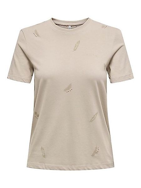 ONLY Kurzarmshirt ONLKITA LIFE REG S/S FEATHERS TOP JRS günstig online kaufen