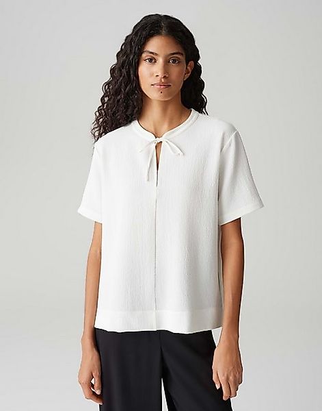OPUS Kurzarmshirt SERGLI Regular mit femininen Bindedetail günstig online kaufen