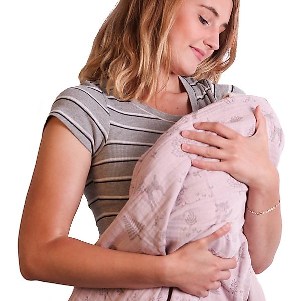 Tagesdecke Babydecke Musselin Wild 120x120cm, Kuschelig günstig online kaufen