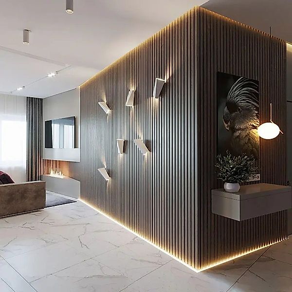 HOME DELUXE Wandpaneel Akustikpaneel / Lamellenwand günstig online kaufen