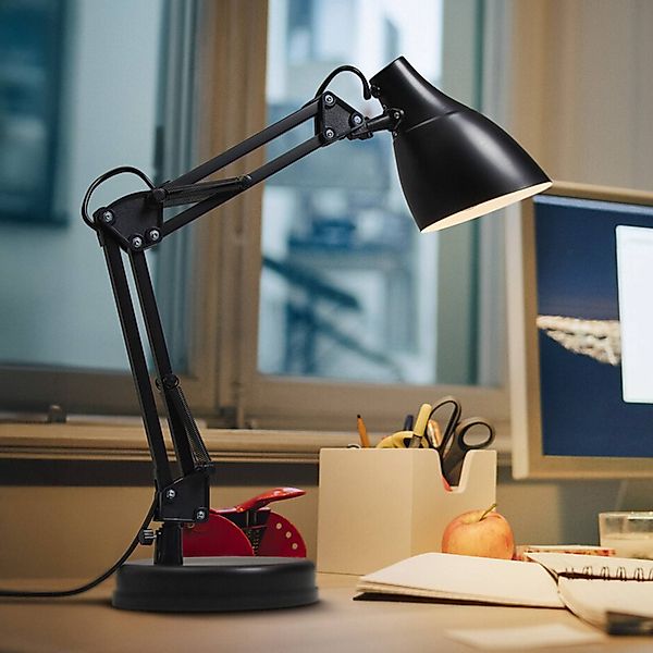 OSRAM Tischleuchte Office Line Desk Pear, schwarz, E27 günstig online kaufen