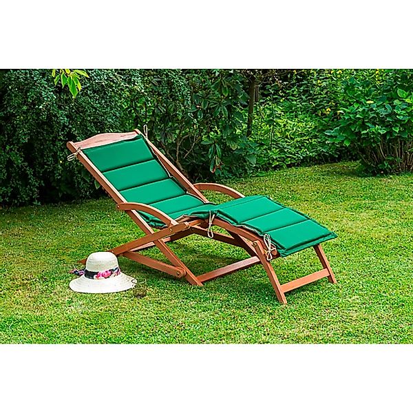 Merxx Gartenliege Copa Cabana Inkl. Kissen Eukalyptusholz FSC® günstig online kaufen