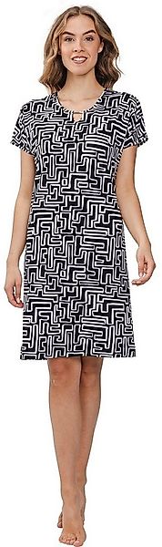 Pastunette Sommerkleid Damen Strandkleid mit Grafischem Muster (1-tlg) graf günstig online kaufen