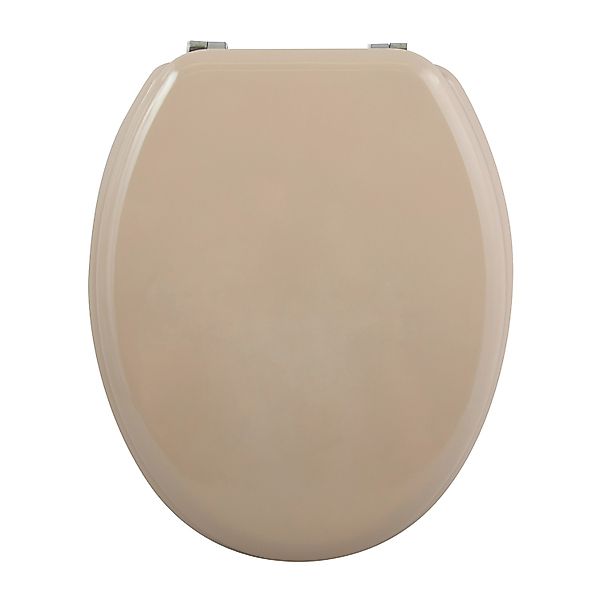 MSV WC-Sitz Cleo MDF 45 cm x 37 cm x 5,6 cm Beige günstig online kaufen