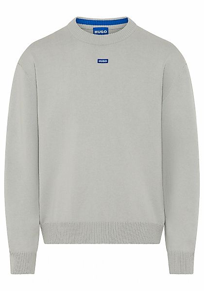 HUGO Blue Rundhalspullover "San Casey", relaxed fit günstig online kaufen