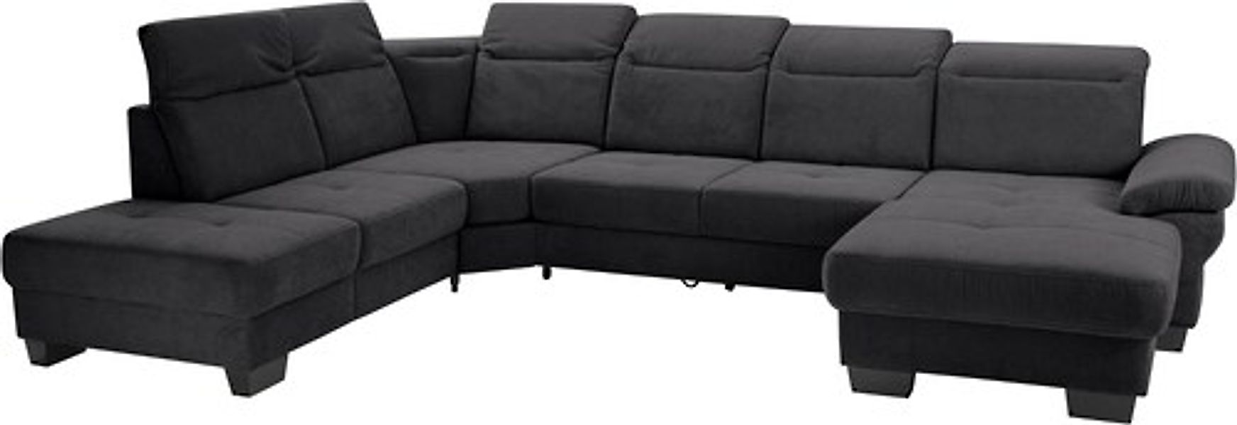 Home affaire Wohnlandschaft »Cornwall U-Form« inkl. Sitztiefenverstellung, günstig online kaufen