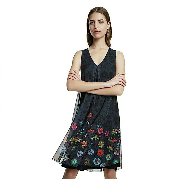 Desigual Carnagy Kurzes Kleid XS Navy günstig online kaufen