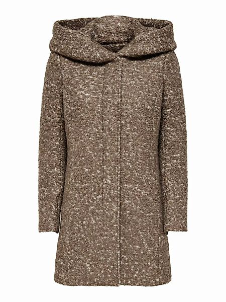 ONLY Woll- Mantel Damen Braun günstig online kaufen