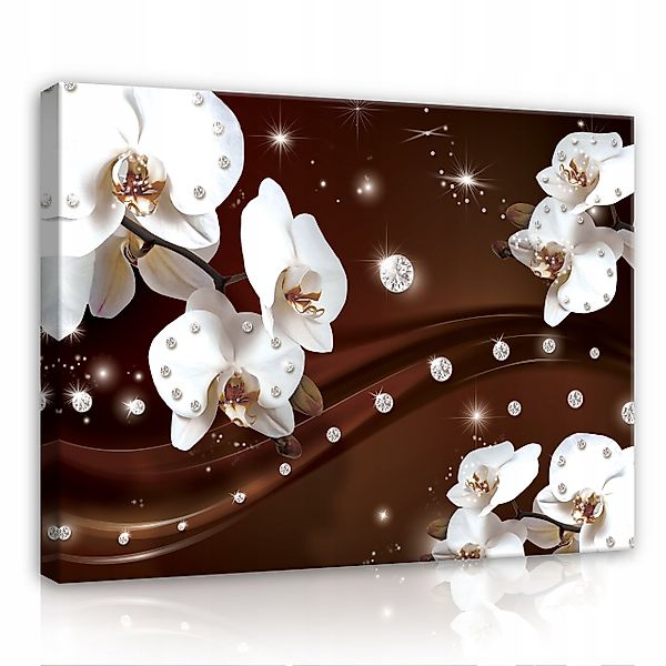 Wallarena Leinwandbild Blumen Abstrakt Orchidee Wandbild günstig online kaufen