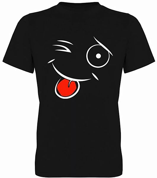 G-graphics T-Shirt Zwinker Smiley Herren T-Shirt, mit trendigem Frontprint, günstig online kaufen