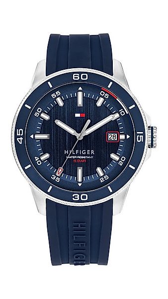 Tommy Hilfiger Quarzuhr REMY 1792225, Armbanduhr, Herrenuhr, Silikonarmband günstig online kaufen