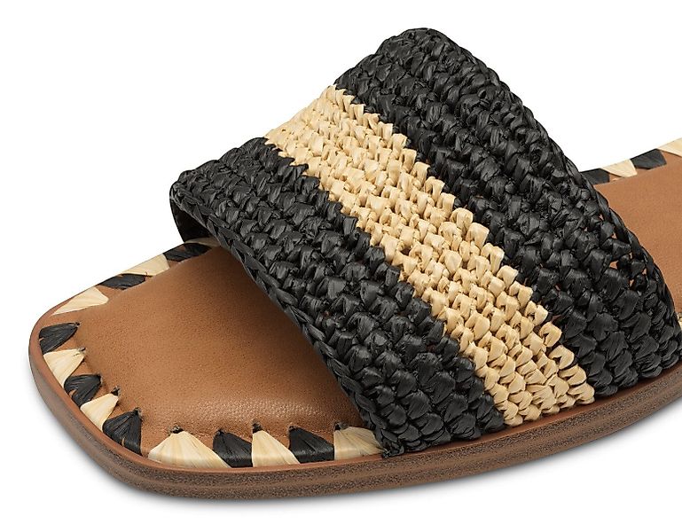 Tamaris Pantolette, Blockabsatz, Sommerschuh, Strandschuh, zweifarbige günstig online kaufen