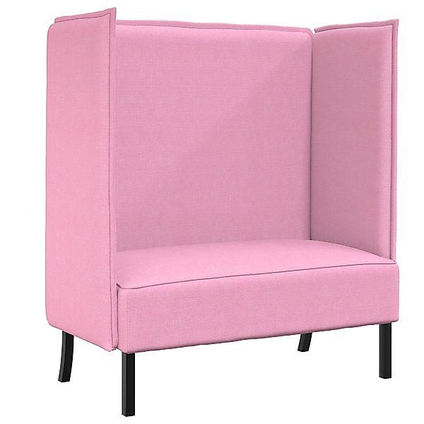 vidaXL Sofa Hochlehner-Sofa Rosa 109x56x121 cm günstig online kaufen