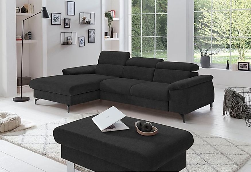 COTTA Polstergarnitur »Kitty L-Form, B: 242 bzw. 100 cm (Set: Ecksofa & Hoc günstig online kaufen