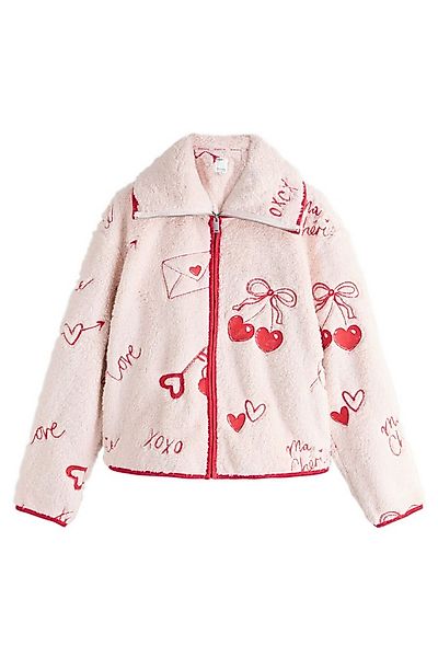 Next Fleecejacke Borg-Fleece mit durchgehendem Reißverschluss (1-St) günstig online kaufen