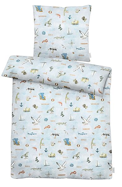 APELT Bettwäsche "Kyst Gots" nordisches Strandmotiv günstig online kaufen