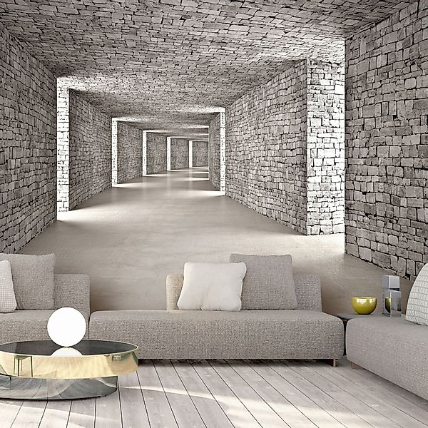 KUNSTLOFT Vliestapete Mysterious Tunnel 1x0.7 m, günstig online kaufen