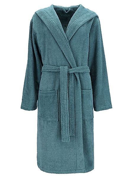 Vossen Unisex-Bademantel Unisex Bademantel mit Kapuze Samu, 100% Baumwolle günstig online kaufen