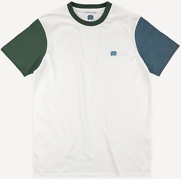 Trendsplant T-Shirt Organic Color Block T-Shirt Natural günstig online kaufen