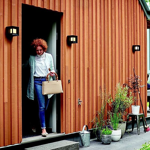 Philips myGarden LED Außenwandleuchte Parterre Schwarz günstig online kaufen