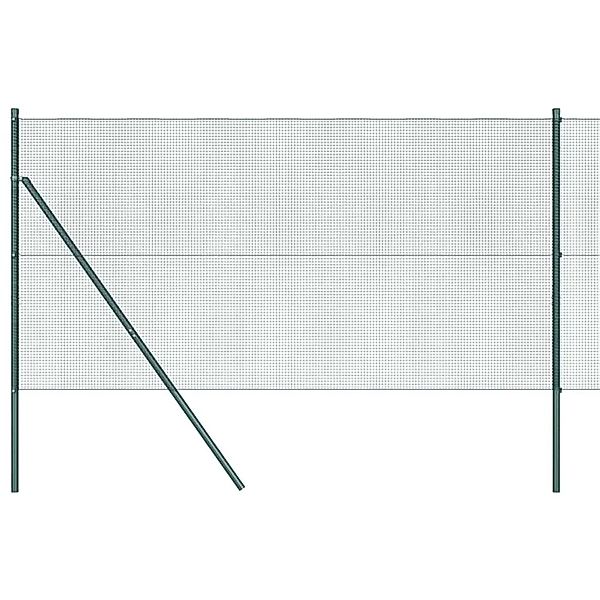 vidaXL Zaunpfosten Grün 10 x 1,2 m 12 x 12 mm Draht Stahl und PVC 3351694 günstig online kaufen
