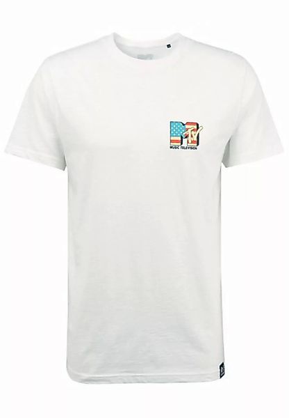 Recovered T-Shirt MTV American Logo GOTS zertifizierte Bio-Baumwolle günstig online kaufen