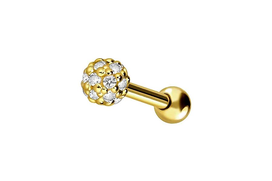 PIERCINGLINE Single-Ohrstecker 18 Karat Gold Ohrpiercing günstig online kaufen