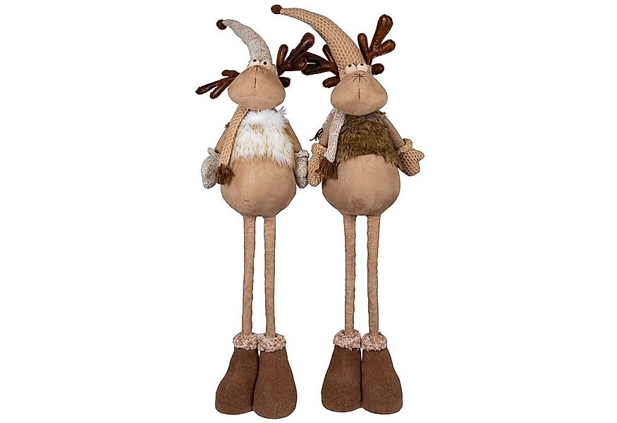Christmas Paradise Weihnachtsfigur XL Elch 56-75 cm (96-115 cm) (Rentier, 2 günstig online kaufen